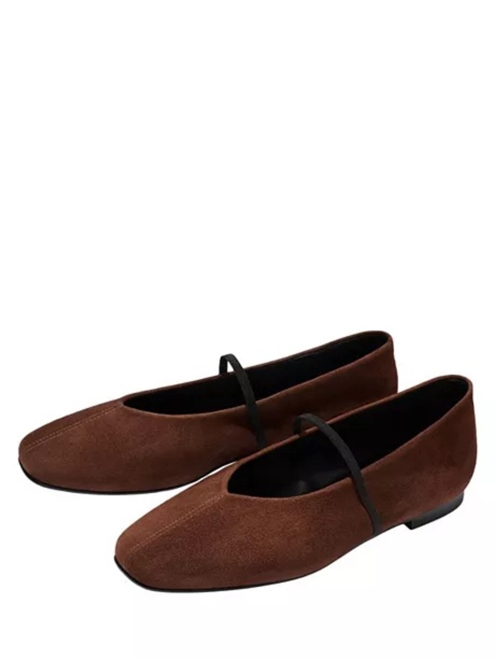 Margaux The Phoebe Flats Ganache Suede (38N)